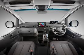Der hyundai staria zielt im vergleichstest auf die unangefochtene ikone unter den vans, den vw t6.1 multivan. The New 2022 Hyundai Staria Load Is One Funky Looking Commercial Van Carscoops