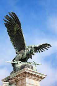 turul bird statue in budapest budapest hungary history bird statues