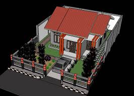 Selain sebagai pelindung pada bagian atas, unsur aestetik pada sebuah bangunan tidak terlepas dari model atap yang diusung. Desain Gambar Rumah 3 Trap Teras Minimalis Keren 3d Pandbis