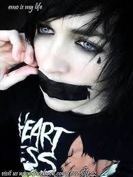 Some popular color combinations are black with blue or red streaks and blonde with pink streaks or darker horizontal stripes, known as coon tails. Emo Is My Life Facebook Cute Emo Boys Hot Emo Guys Cute Emo Girls