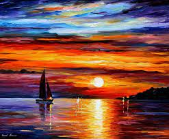 Quiet Sunset Painting Free Shipping All the best beautiful sunset painting 30+ collected on this page. quiet sunset palette knife oil painting on canvas by leonid afremov