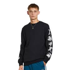 Adidas X Disney Goofy Crew Sweater Black Hhv