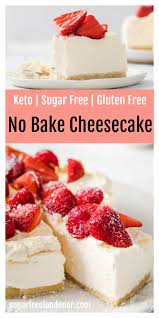 Sugar Free Cheesecake Recipe Low Carb No Bake Sugar Free Londoner Sugar Free Recipes Desserts Sugar Free Cheesecake Sugar Free Baking