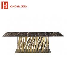 Marble dining table black base. New Design Black Marble Gold Metal Base Dining Table Dining Tables Aliexpress