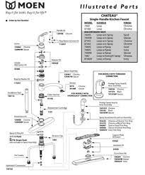 Illustrated parts to order parts call: Leaky Moen Kitchen Faucet Repair 8 Steps Instructables