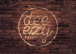 Brick Wall Logo Mockup Mockupworld Logo Mockup Wall Logo Free Logo Mockup Psd