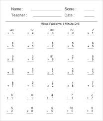 Print the 2 digit addition worksheets free using your home laser or inkjet printer, and share with your students at math classroom. 17 Sample Addition Subtraction Worksheets Free Pdf Documents Download Free Premium Templates