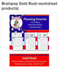Gold Rush Worksheet Scaffolded Show One Video Get Three Products For 3 Differentiated Groups Gold Rush Worksheets How To Plan Gold Rush