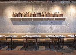 Wood White And Green Coupled With Textural Beauty Inside Totti S Restaurant Bar Design Restaurant Modern Restaurant Restaurant Interior Design