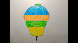 Black and white spinning top. How To Draw A Spinning Top Step By Step Tutorial For Kids Youtube