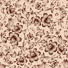 Everyone will agree that floral patterns are one of the top pattern design themes. Vintage Flower And Butterfly Sepia Ornate Seamless Pattern Vector Illustration Seamless Pattern Vector Gold Wallpaper Background Vintage Flowers