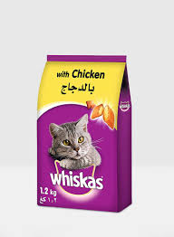 Shop Whiskas Chicken Dry Cat Food Adult 1 Years 1 2kg Online In Riyadh Jeddah And All Ksa