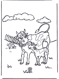 Malvorlage Kuh Mit Kalb Coloring And Malvorlagan