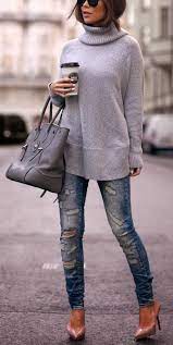 Love The Whole Look Just Trying To Get Used To The Really Ripped Jeans Thing Fashion Clothes Autumn Fashion