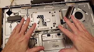 If the hard drive in your system failed or you just want to replace the drive with a larger drive or an ssd, this guide will show you how to access the hard drive for replacement. Ssd And Ram Upgrade On An Hp All In One Model 23 Q120 Youtube