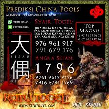 Bocoran Togel China Pools Minggu 29 November 2020 Em 2020