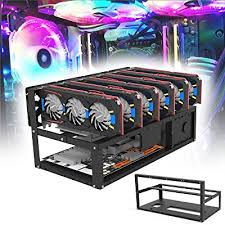 You will receive the frame disassemble, you need to assemble it by yourself. Buy Heloia Mining Rig Frame 6 8 Gpu Steel Open Air Miner Mining Computer Frame Rig Case For Crypto Coin Currency Bitcoin Eth Etc Zec Mining Accessories Tools Frame Only Fans