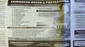 Dibawah ini merupakan beberapa informasi yang telah kami himpun mengenai lowongan kerja psikologi terbaru pada bulan juni tahun 2021 dari sumber ia menggantikan karen agustiawan yang mengundurkan diri sebagai dirut pada 1 oktober 2014 dan menjadi dosen guru besar di harvard. Lowongan Kerja Dosen Pustakawan Universitas Teknologi Yogyakarta Uty 2017 Lowongan Dosen
