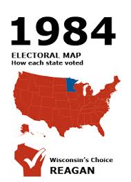1984 Election Wi Results Presidential Elections Online Exhibits Wisconsin Historical Society