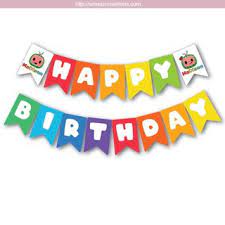 I will give you now a printable free cocomelon letter. Cocomelon Happy Birthday Banner Shopee Philippines