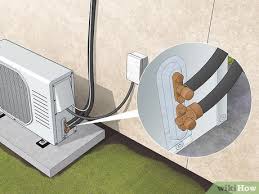 To attach the air conditioner to the wall, simply align the female connections on the back of the unit with the male connections on the mounting plate and press firmly to secure the unit in place. How To Install A Split System Air Conditioner 15 Steps
