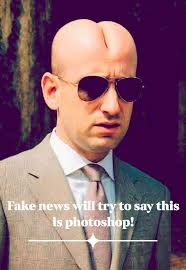 TOTALLY 100% FACTUAL NEWS!!** After months of having his yogurt raisin  shaped head planted firmly in Donald's butt, Stephen Miller has been  surgically removed from the unholy human centipede he loved so