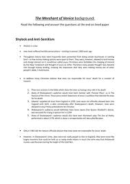 Where does antonio send bassanio to get the money? Merchant Of Venice Worksheets Teaching Resources