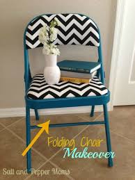 This can take a while so get comfy in front of a tv series. Get Your Diy On Spray Paint Projects Features Confessions Of A Serial Do It Yourselfer Folding Chair Makeover Chair Makeover Metal Folding Chairs