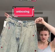 the coolest jeans from @ToneDeaf Studio #fyp #tryonhaul #grwm #unboxing  #tonedeafstudios #jeans #ootd #fashion #nyc