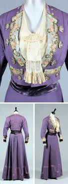 Jacques Doucet Traveling Day Suits Lilac Wool Day Ensemble Maison H Barry And Gobillot Ca 1911 Abito Storico Abiti Vestiti