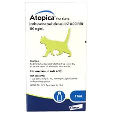 Atopica For Cats 100 Mg Ml 17 Ml