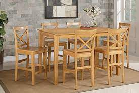 See what we have to offer. Amazon Com 7 Pc Pub Table Set Table And 6 Kitchen Bar Stool Furniture Decor