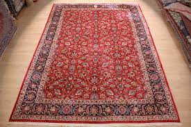 Was macht diese art von perserteppichen so besonders und warum gelten sie zu den hochwertigsten. Perser Teppich Maschad Wollteppich 350x255 Cm Rot
