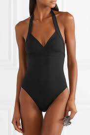 eres les essentiels cassis halterneck swimsuit net a