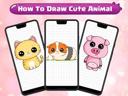 Want iedereen kan leren tekenen, ook jij!op dit kanaal. Hoe Schattige Dieren Te Tekenen For Android Apk Download