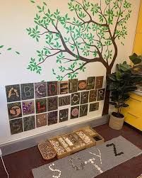 The Was A Popular Addition To Our Tree Wall The Children Loved This Uppercase N In 2020 Vorschulprojekte Schulideen Vorschule