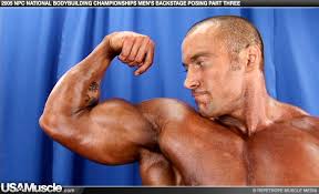 2005 NPC National Bodybuilding Championships Men's Backstage Posing Part 3 