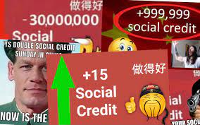 Social credit score meme