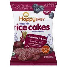 Happy Baby Happy Baby Organics Rice Cakes Organic Blueberry Beet 1 4 Oz Shop Weis Markets