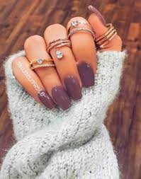Fall Nails Acrylic Neutral Nails Acrylic Pink Manicure Winter Nails Acrylic