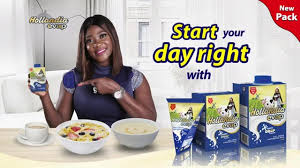 The new hollandia evap milk pack design comes in 60g, 120g and 190g sizes and is available in chi shoppe, departmental stores, markets and neighbourhood kiosks in every state of the federation. Advert Review Hollandia Evap Milk With Mercy Johnson I Have Not Seen Any Nigerian Mother Who Wakes Up By 6 00am Ogefash Photo Blog