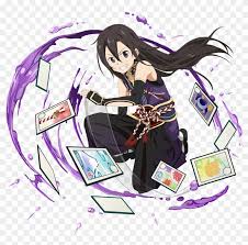 The blade that he uses most often would is the elucidator. Haiku Composer Kirito Sword Art Online Memory Defrag Characters Hd Png Download 1500x1500 1100382 Pngfind