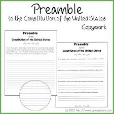 Free Printable Preamble To The Constitution Copywork Page Homeschool Giveaways Social Studies Middle School Homeschool Social Studies Social Studies Classroom