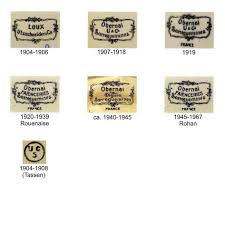 Sarreguemines Obernai Backstamps And Years In Use Vaisselle Alsace Porcelaine