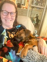 Pearl says good night to friends and fur babies