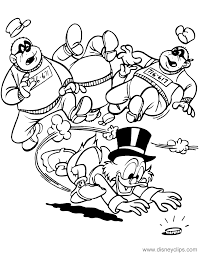 Top 25 dog coloring pages for kids: Ducktales Coloring Pages 4 Disneyclips Com