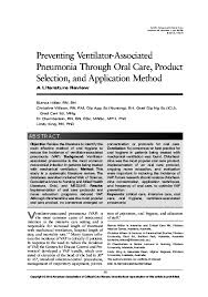 .patient care bundle nursing care bundle ventilation bundles catheter care bundle ventilator acquired pneumonia ventilator procedure sepsis bundle slide neonatal vap bundle pediatric ventilator vap bundle worksheets examples of care bundles vent bundle icu vap bundle. Pdf Preventing Ventilator Associated Pneumonia Through Oral Care Product Selection And Application Method Diane Chamberlain Academia Edu