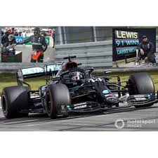 Mercedes F1 W11 Eq Performance 44 F1 91st Win Eifel 2020 Lewis Hamilton With Pitboard And Helmet Minichamps 410201144 Miniatures Minichamps