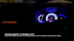 Proton wira vdo speedometer switch подробнее. Perodua Myvi Meter Panel With And Without Headlamp Turned On Youtube