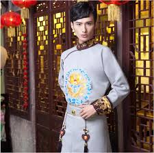 China Qing Dynasty Royal Manchu Prince Costume Garment male ...